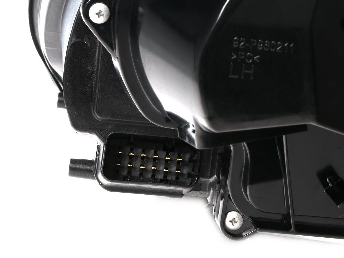 2002-2004 Porsche 911 Turbo Black LED Projector Headlights - D2S Xenon