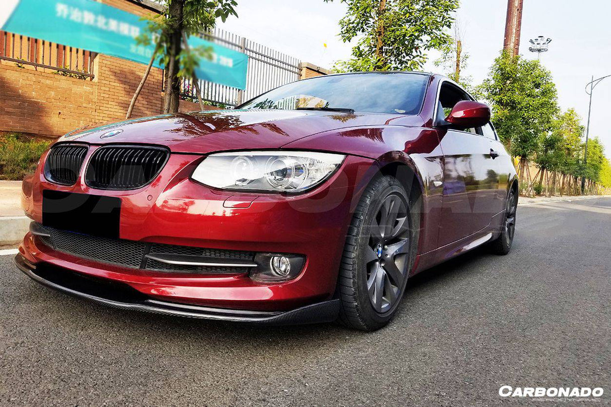 2008-2012 BMW 3 Series E93 HM Style Carbon Fiber Front Lip