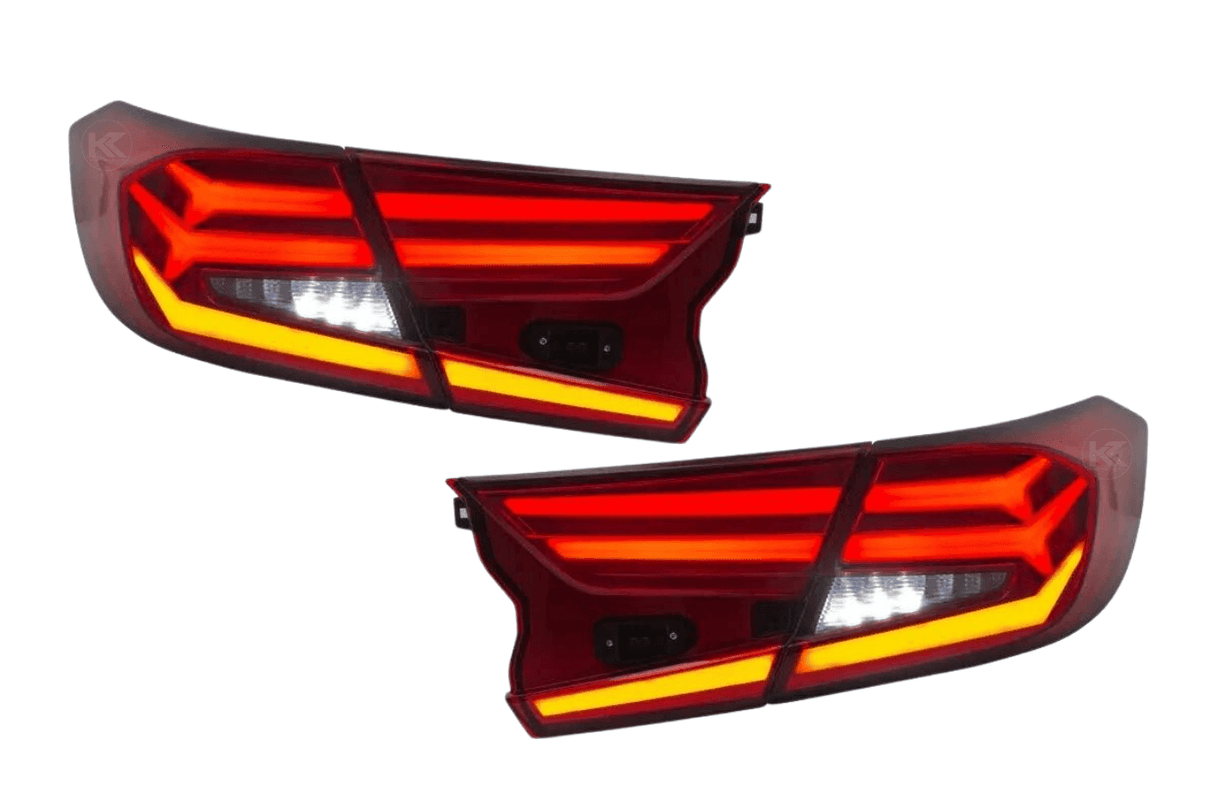 Honda Accord 10th Gen (CV1/CV2/CV3) Pre-Facelift Twin Line LED Tail Lights (2018-2021) - K2 Industries
