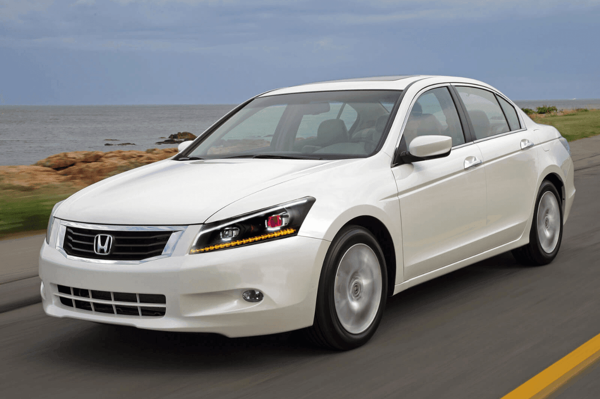 Honda Accord 8th Gen Inspired Black Demon Eyes and Ordinary Projector Headlights (2008-2012) - K2 Industries