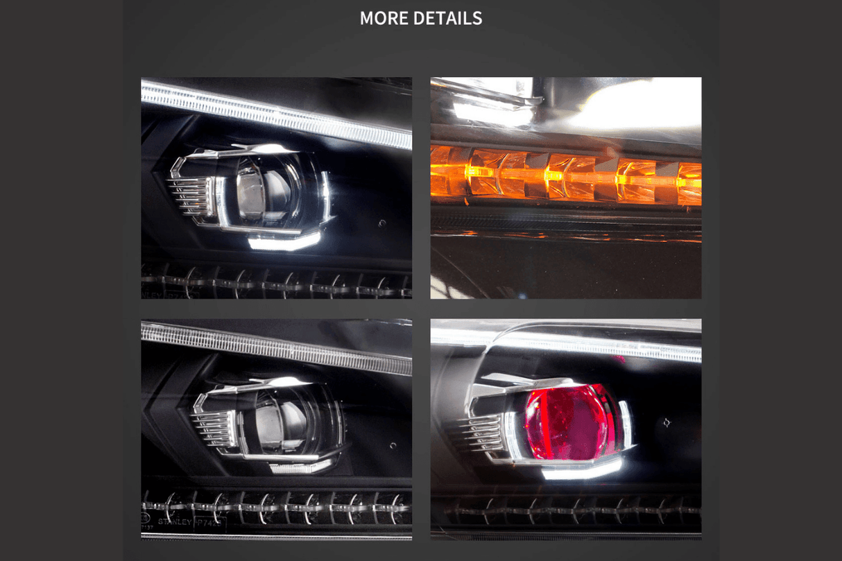 Honda Accord 8th Gen Inspired Black Demon Eyes and Ordinary Projector Headlights (2008-2012) - K2 Industries