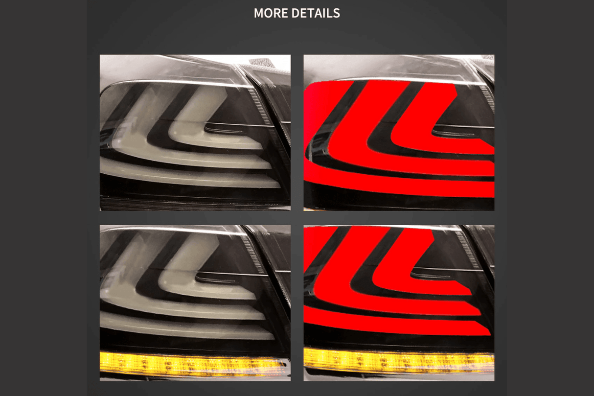 Honda Accord 9th Gen -Red,Red Smoked, Full Smoke- LED Tail Lights Upgrade (2013-2015) - K2 Industries