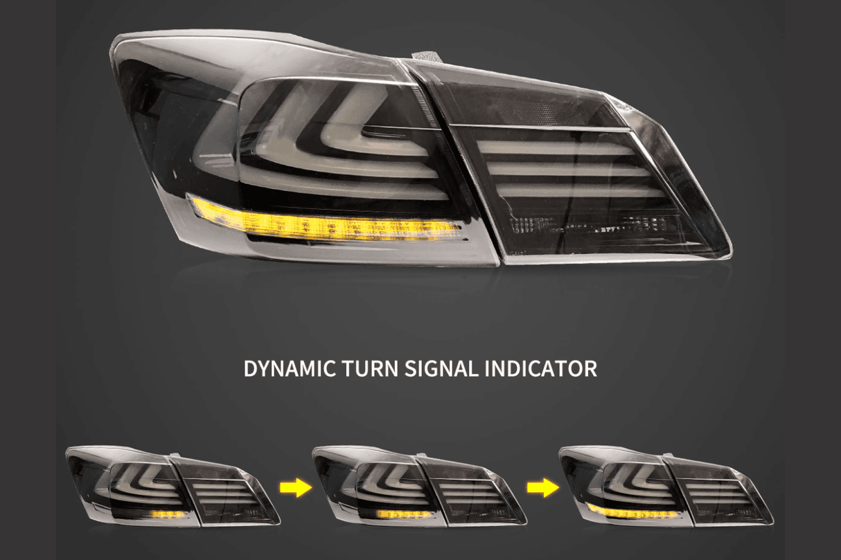 Honda Accord 9th Gen -Red,Red Smoked, Full Smoke- LED Tail Lights Upgrade (2013-2015) - K2 Industries