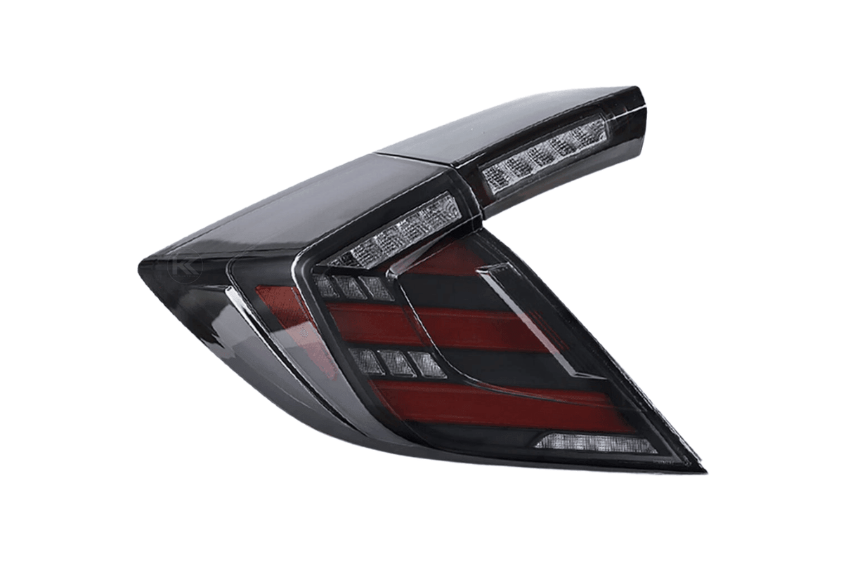 Honda Civic 10th Gen Hatchback and Type R Smoked Style LED Tail Lights Upgrade (2016-2021) - K2 Industries