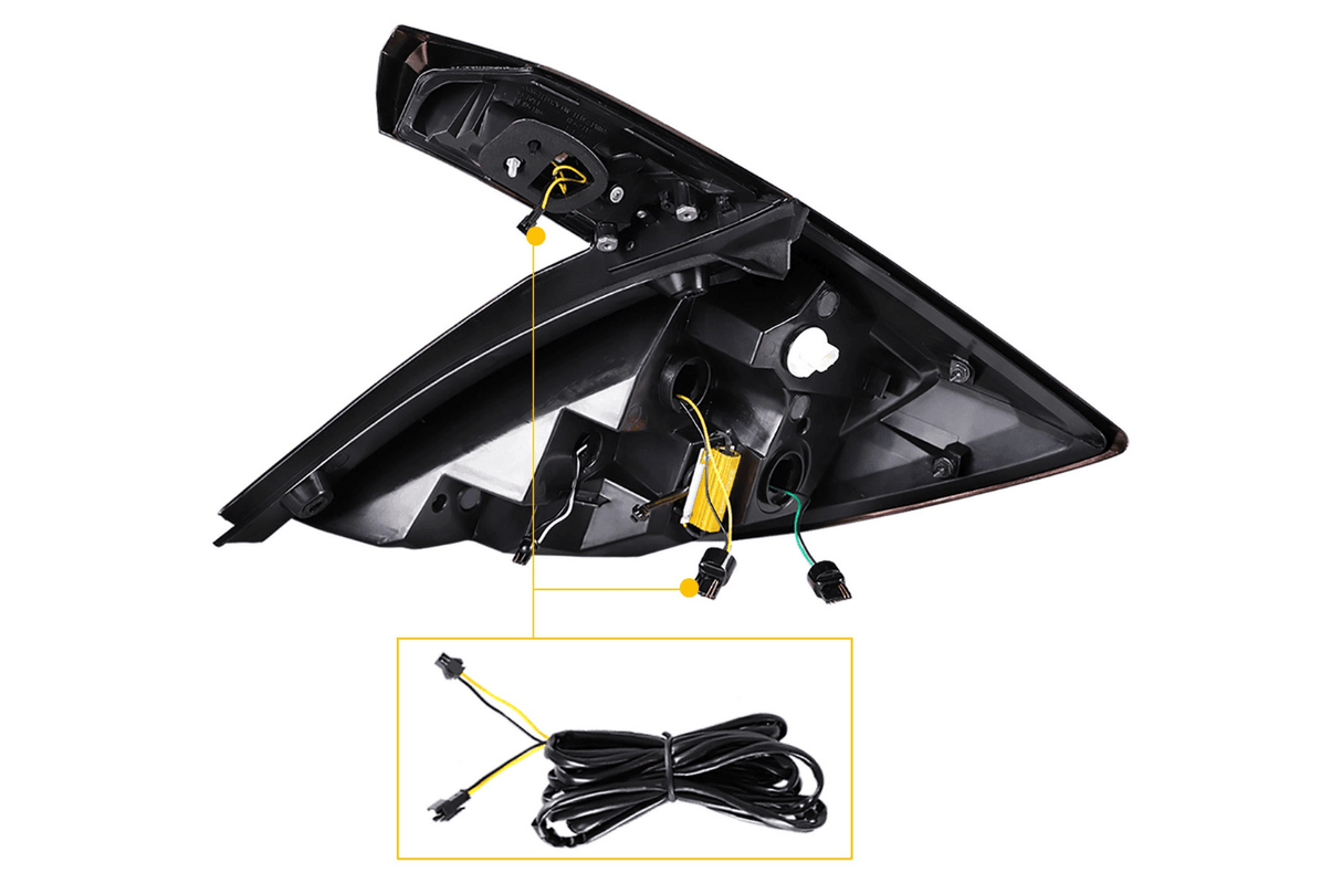 Honda Civic 10th Gen Hatchback and Type R Smoked Style LED Tail Lights Upgrade (2016-2021) - K2 Industries