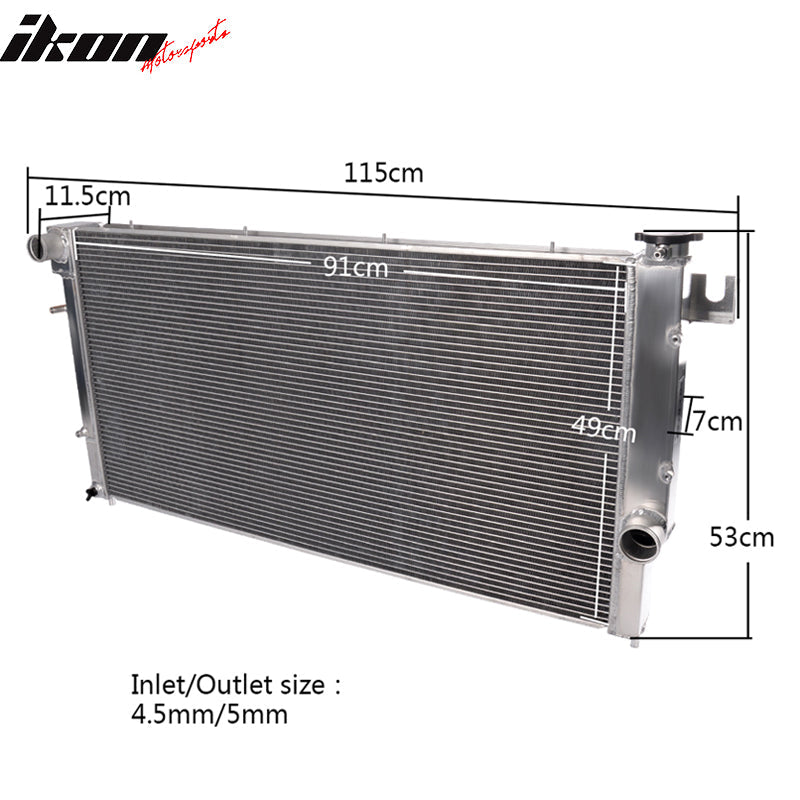1994-2002 Dodge Ram 2500 3500 62MM 5.9L Racing Radiator Aluminum