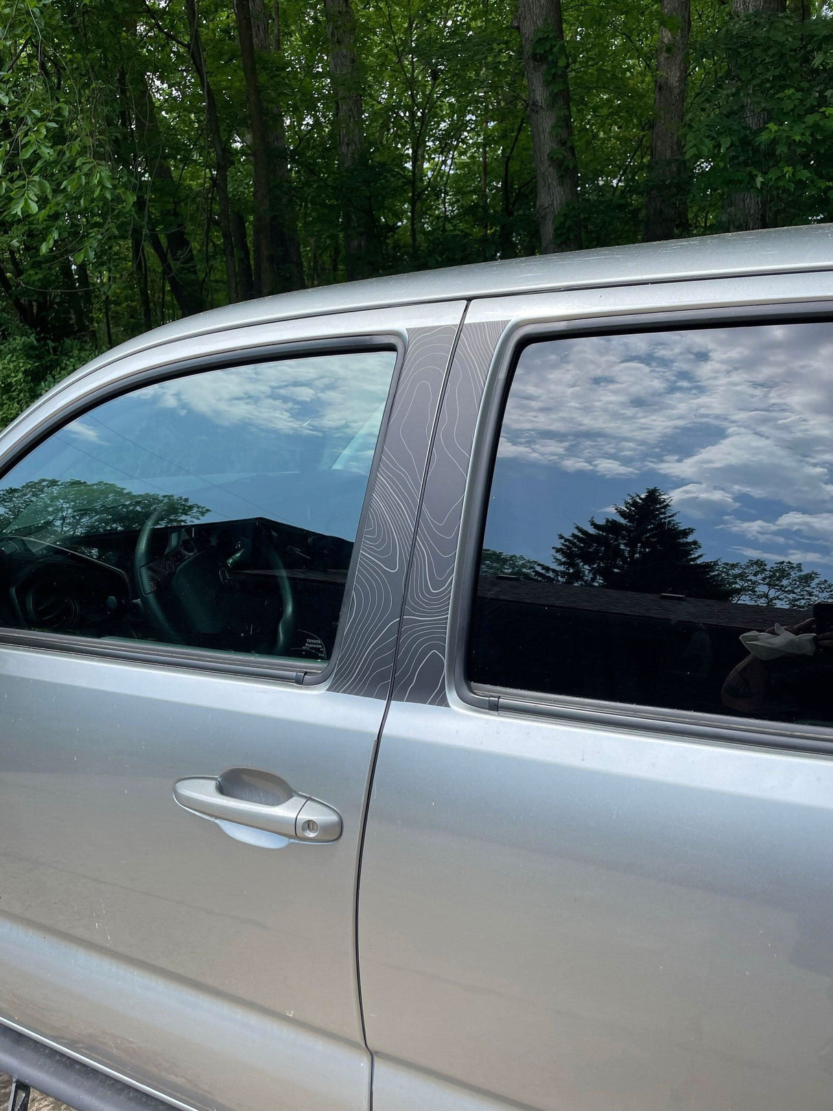 Topo B Pillar Overlays - 2016-2023 Tacoma Double Cab