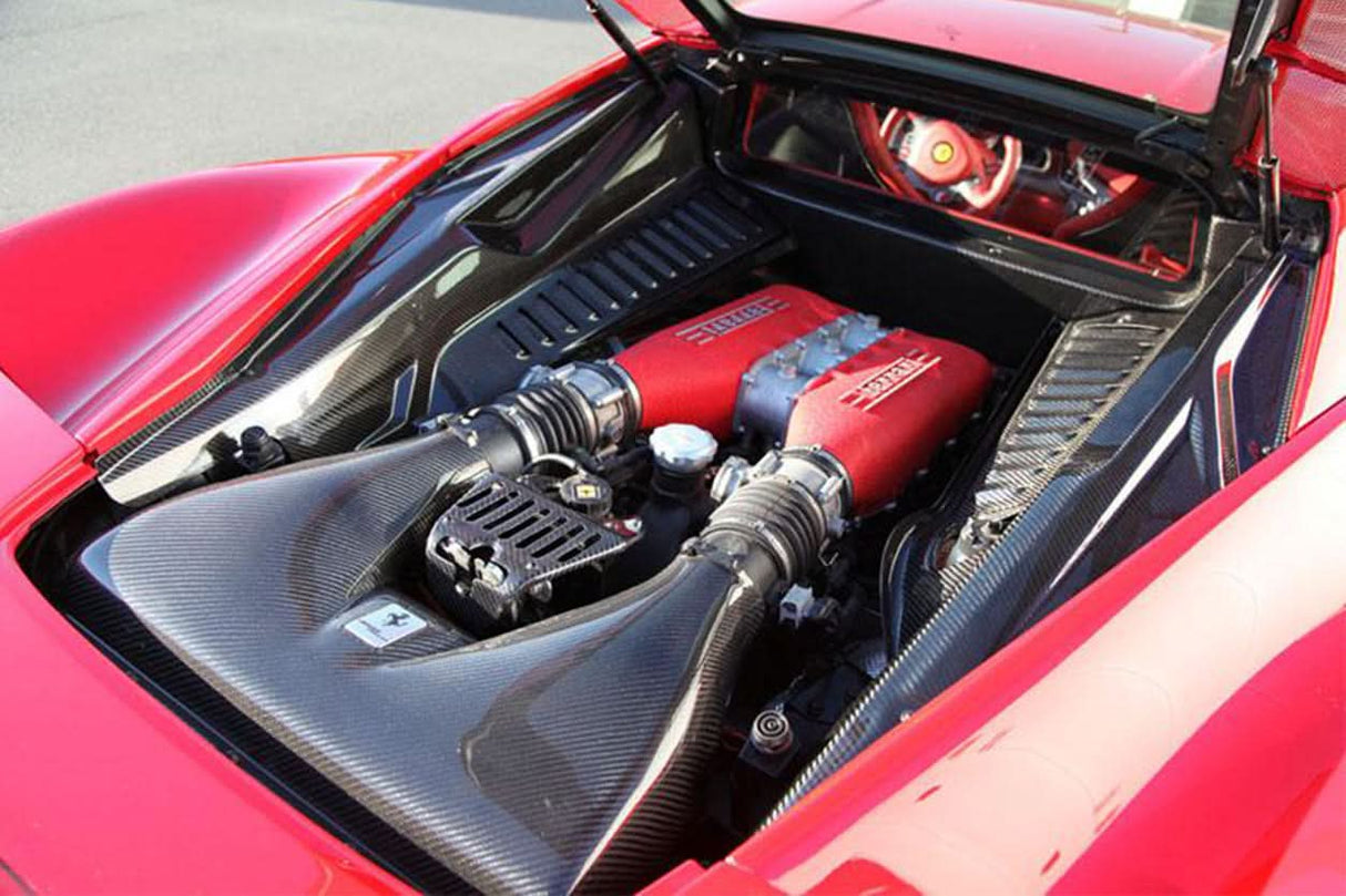 2010-2015 Ferrari 458 Italia and spider Dry Carbon Fiber Airbox DarwinPRO (OE)