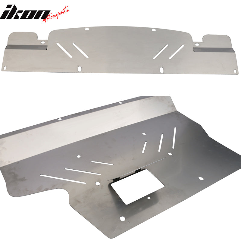 2015-2017 Subaru WRX Silver Splash Shield Skid Plate Aluminum