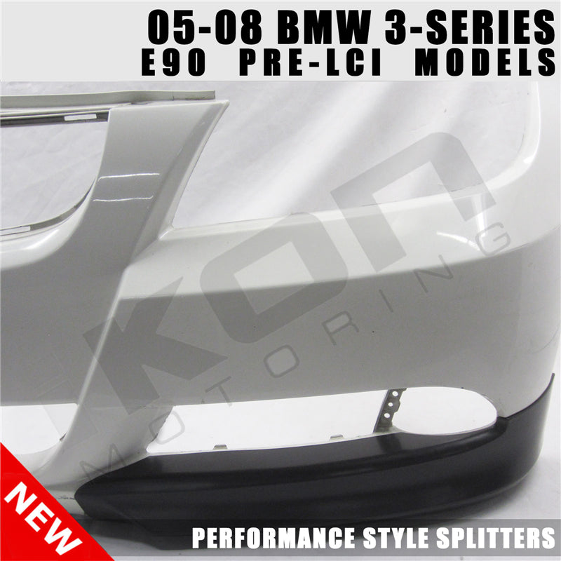 2006-2008 BMW E90 OE Style Front Bumper Splitter Lip Spoiler PP