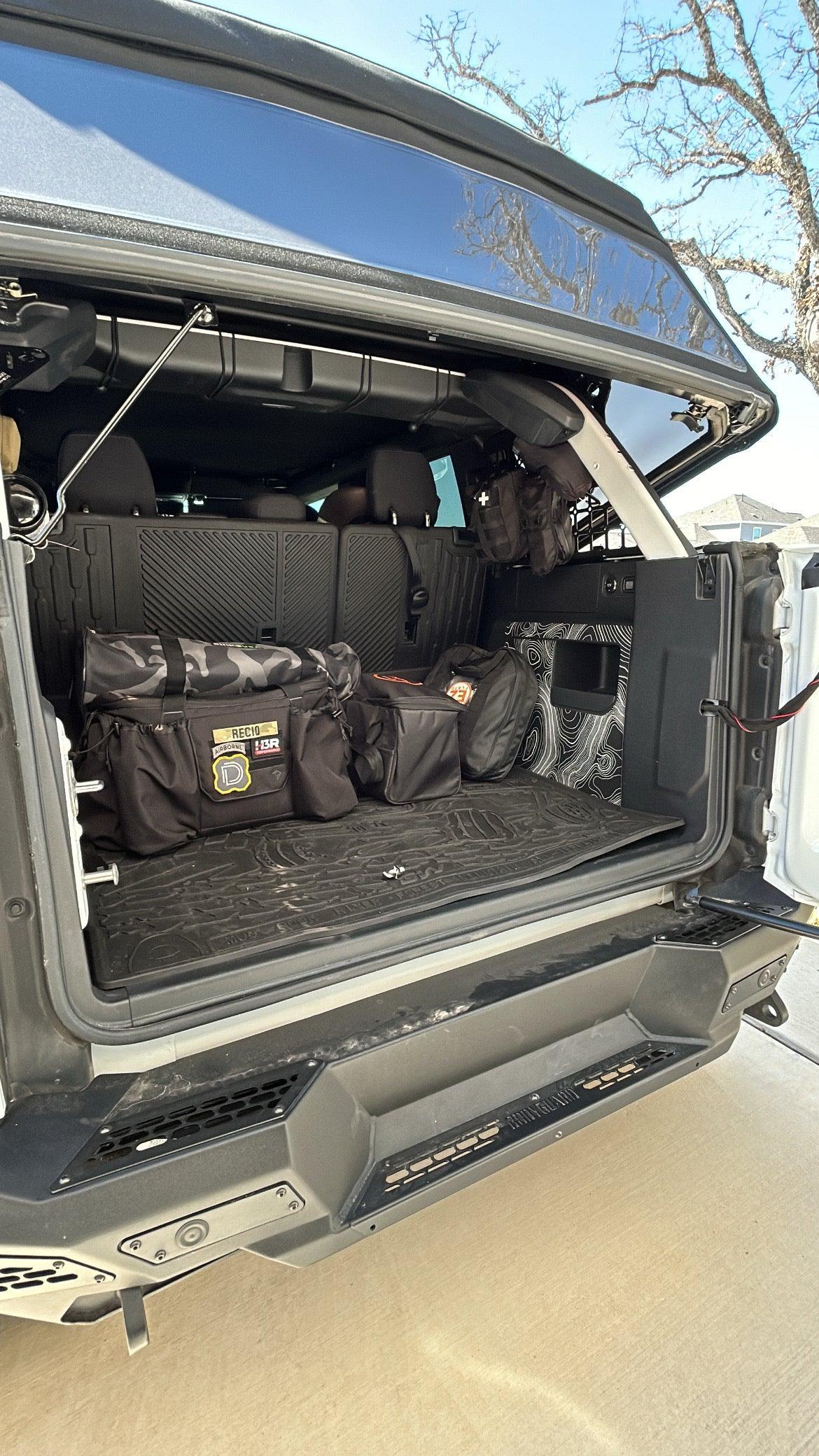 Topo Cargo Area Overlay Kit Part 1 (Printed Series) - 2021+ Bronco 4 Door