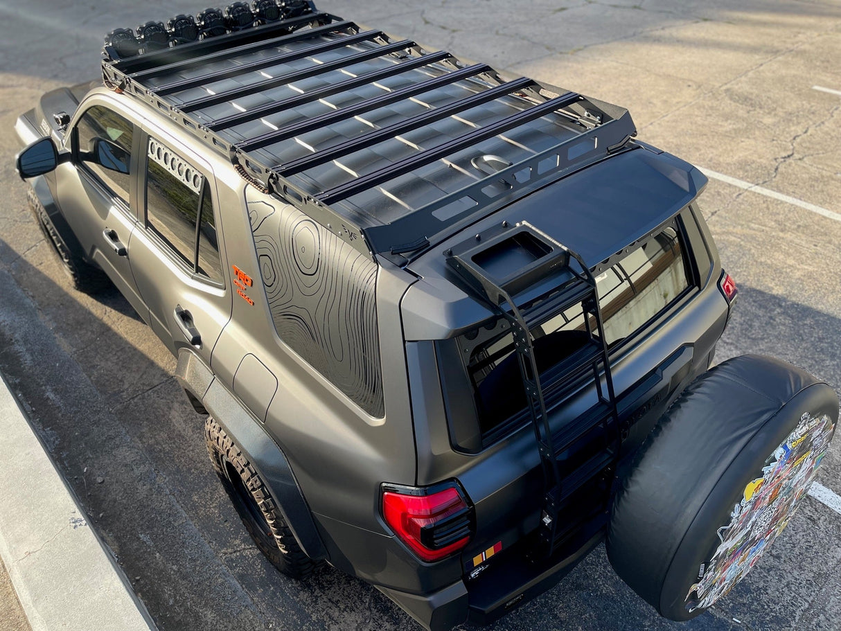 Topographic Rear Window Overlay V2 - 2025+ 4Runner