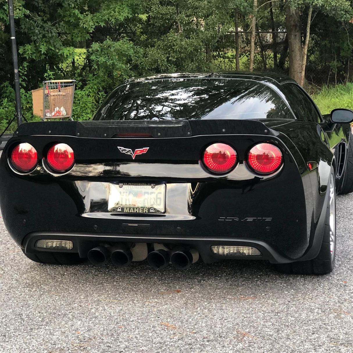 Corvette 05-13 ZR1 OEM Wicker Bill