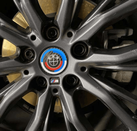 BMW Wheel Caps - Full Carbon 50th Anniversary Style - K2 Industries