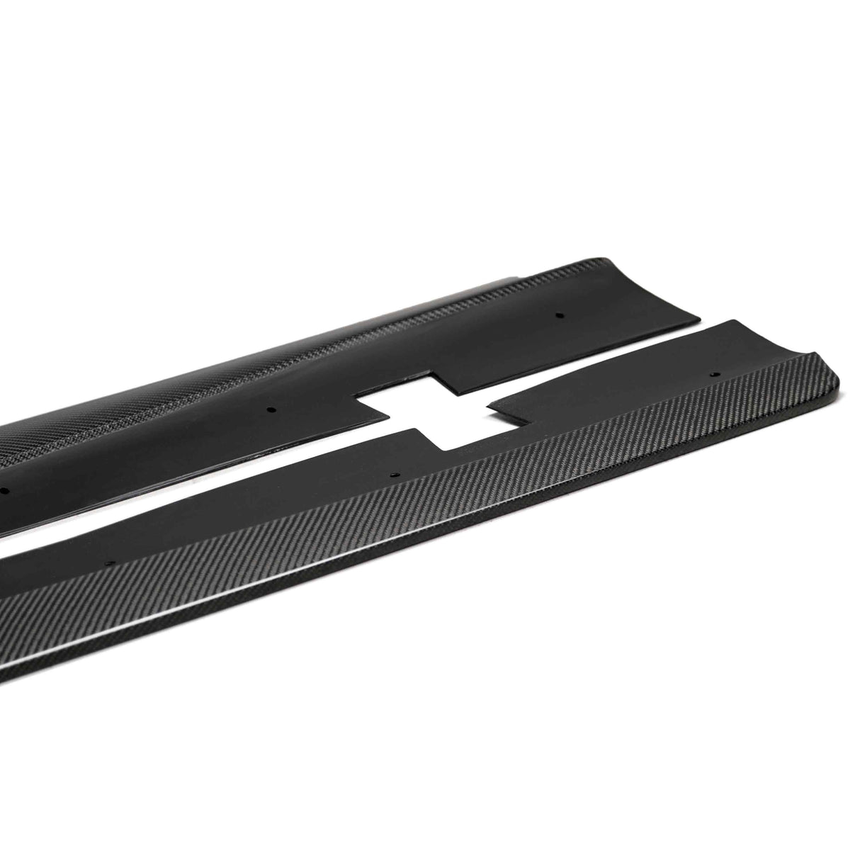 2020-2023 Dodge Charger Widebody Hellcat Carbon Fiber Side Rocker Panel Splitters (Pair)