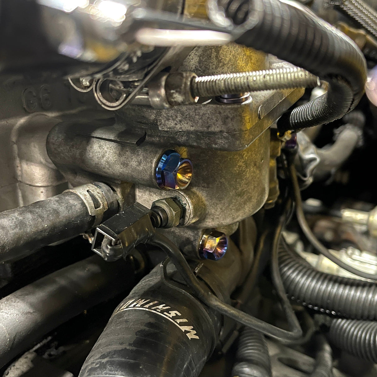 JDC Titanium Thermostat Housing Replacement Kit | Evo 7/8/9