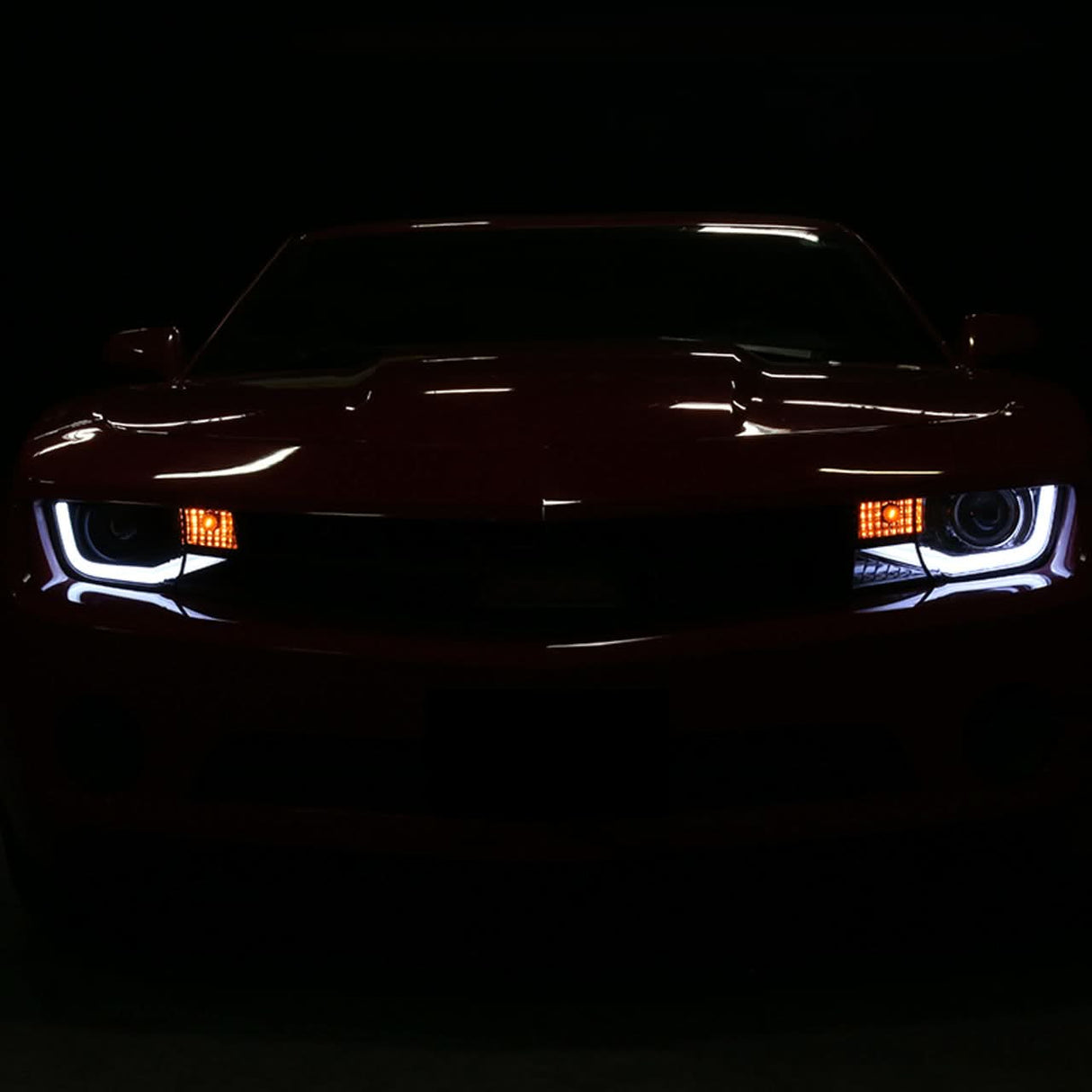 2010-2013 Chevy Camaro 6th Gen Style Headlights – OEM Bumper Fitment, LED Light Bar