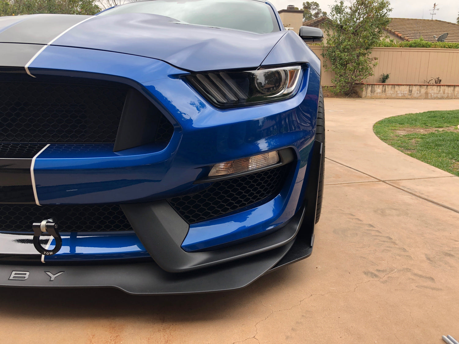 Mustang 15-23 'GT500 Style' Splitter Winglet & Fender Extensions