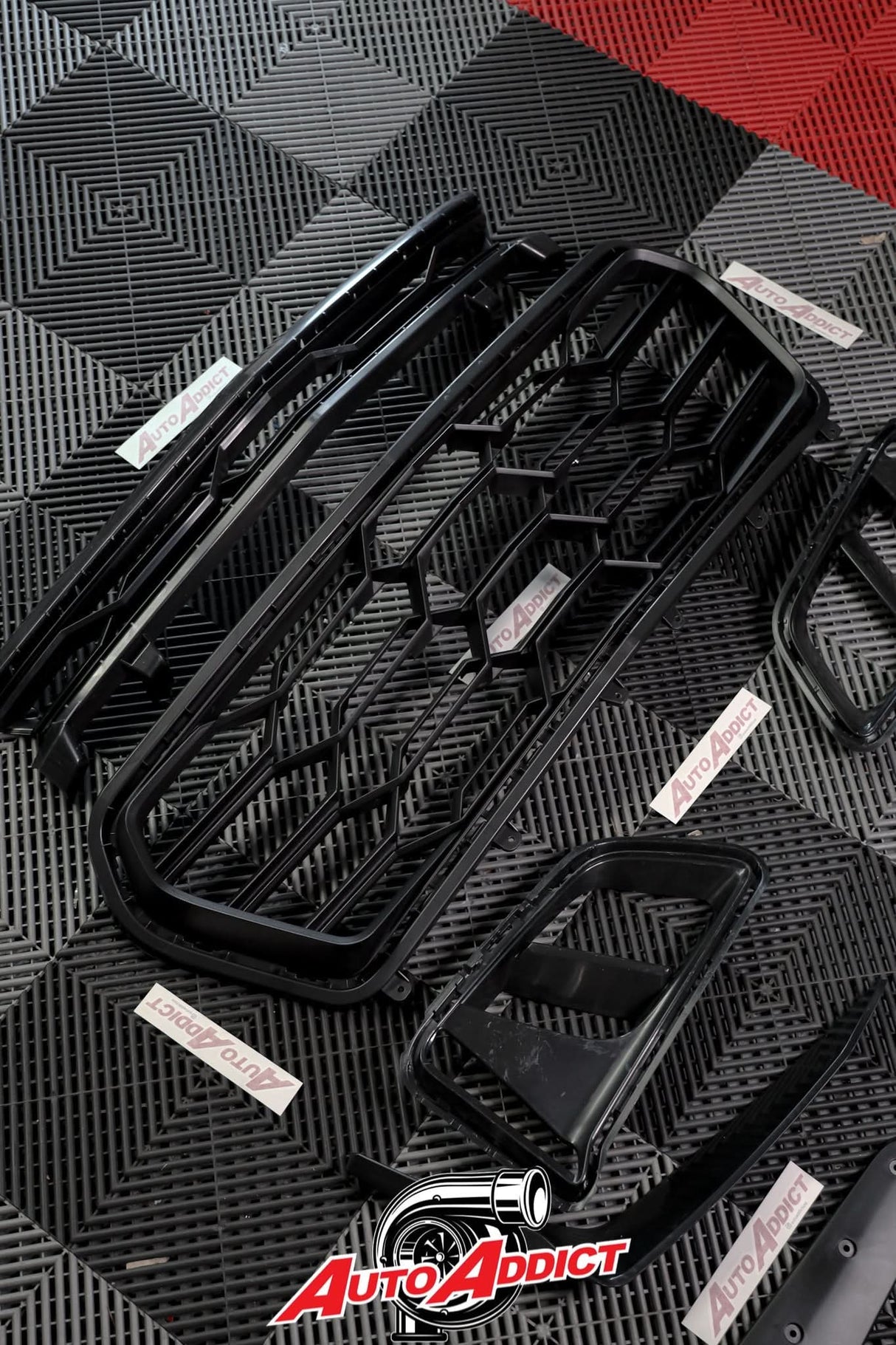 2010-2015 Chevy Camaro ZL1 1LE Track Package Front Bumper Conversion 11pcs Full Kit Flat BLK Body Kit