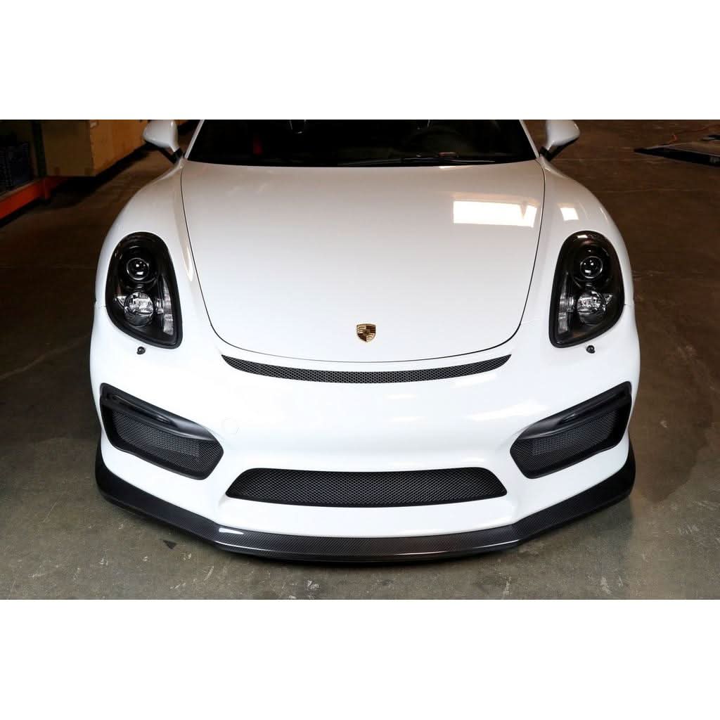 Porsche 981 Cayman GT4 Carbon Fiber Front Air Dam/ Lip 2015-2016