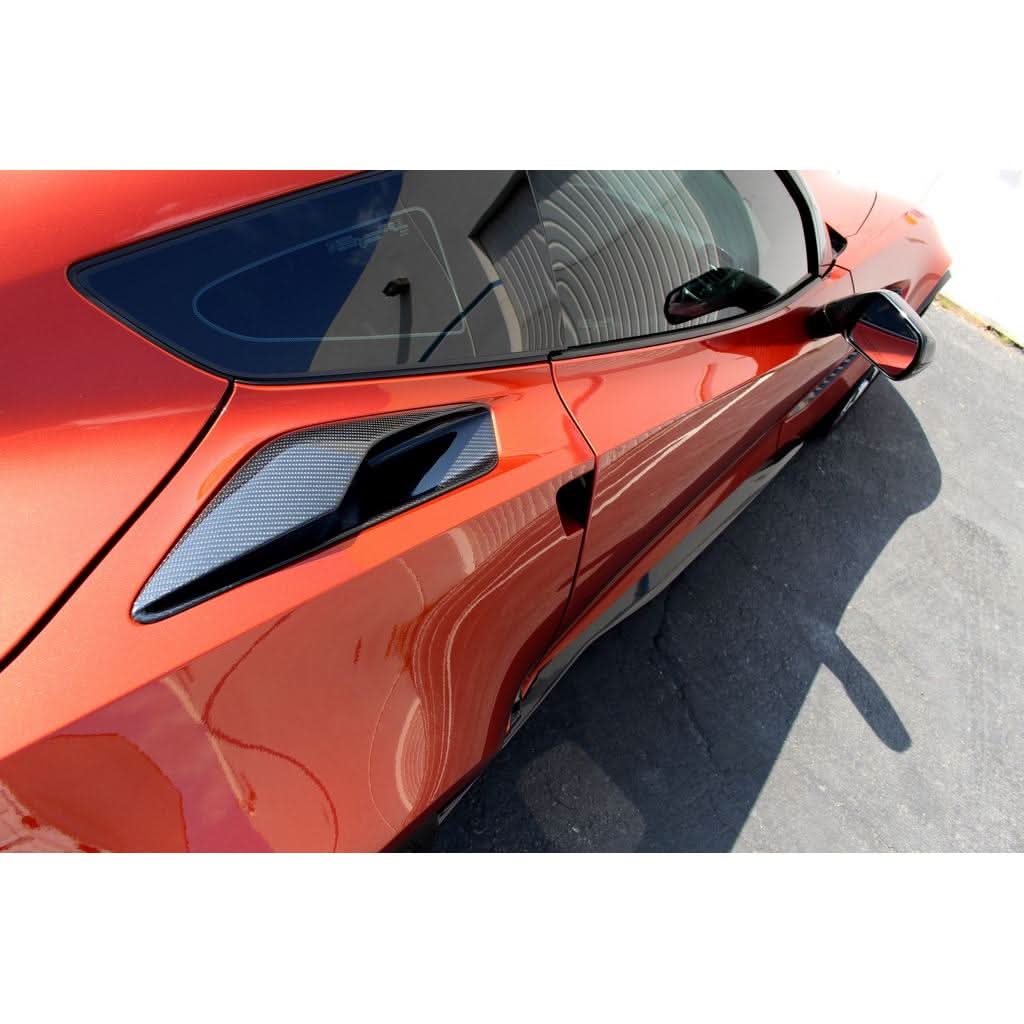 Chevrolet Corvette C7 Stingray / C7 Z06 Carbon Fiber Quarter Panel Intake Vents