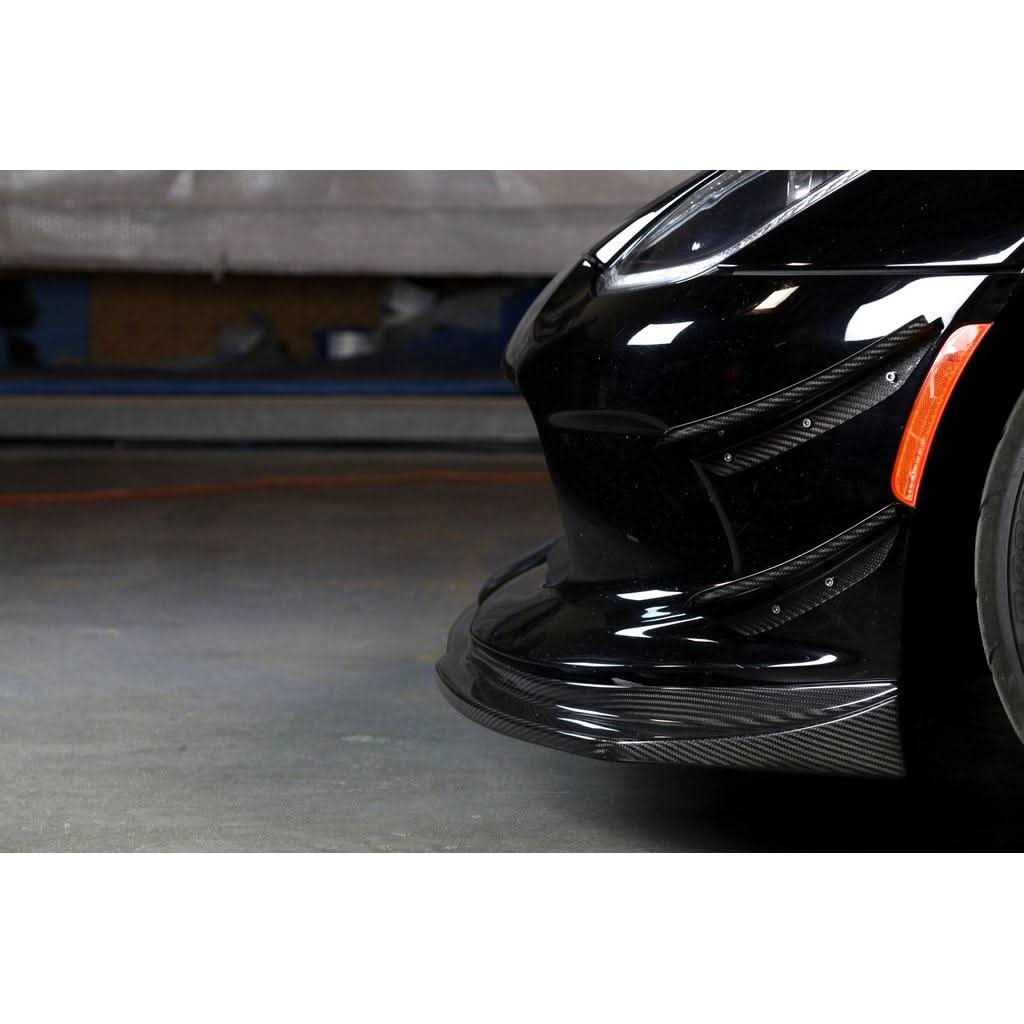 Dodge Viper Coupe Carbon Fiber Front Bumper Canards 2013-2017