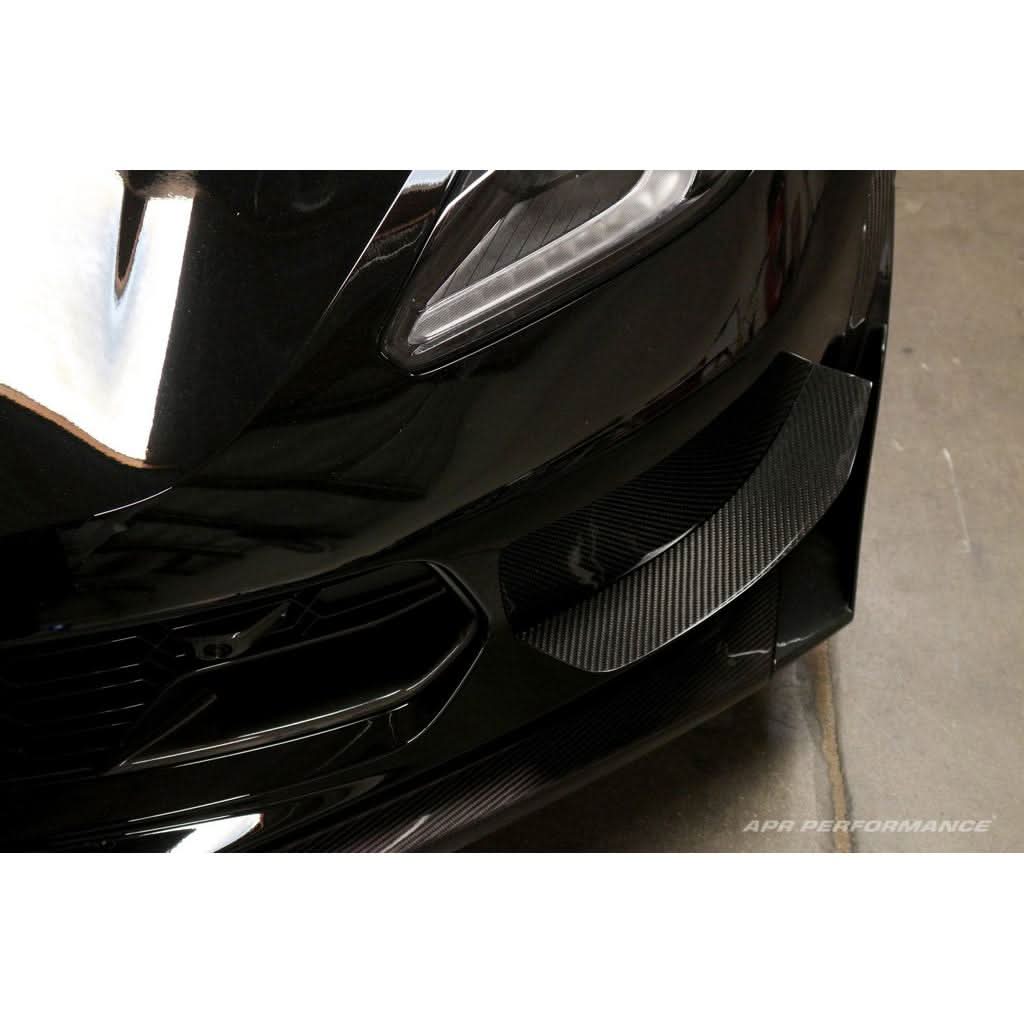 Chevrolet Corvette C7 / C7 Z06 Carbon Fiber Front Bumper Race Canards