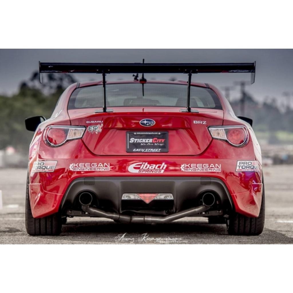 Scion FRS / Toyota GT86/ Subaru BRZ GT250 Carbon Fiber Adjustable Wing 2013-2016 w. 11" Pedestals Set