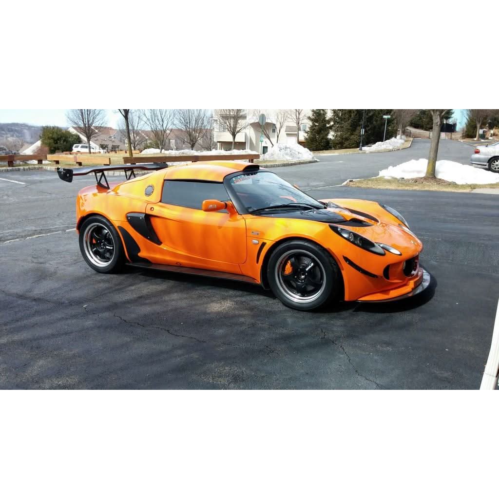 Lotus Exige with Factory Lip Carbon Fiber Front Wind Splitter 2005 - 2012