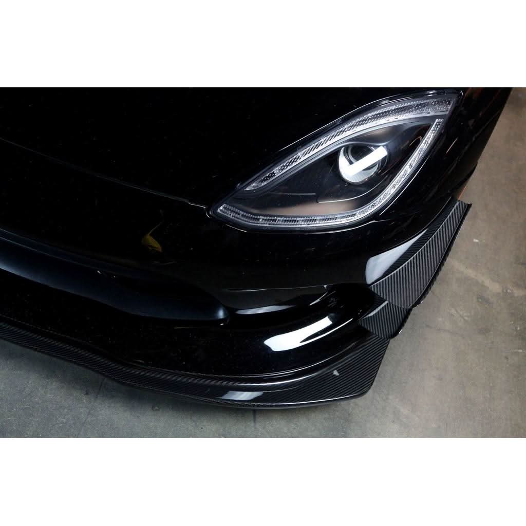 Dodge Viper Coupe Carbon Fiber Front Bumper Canards 2013-2017