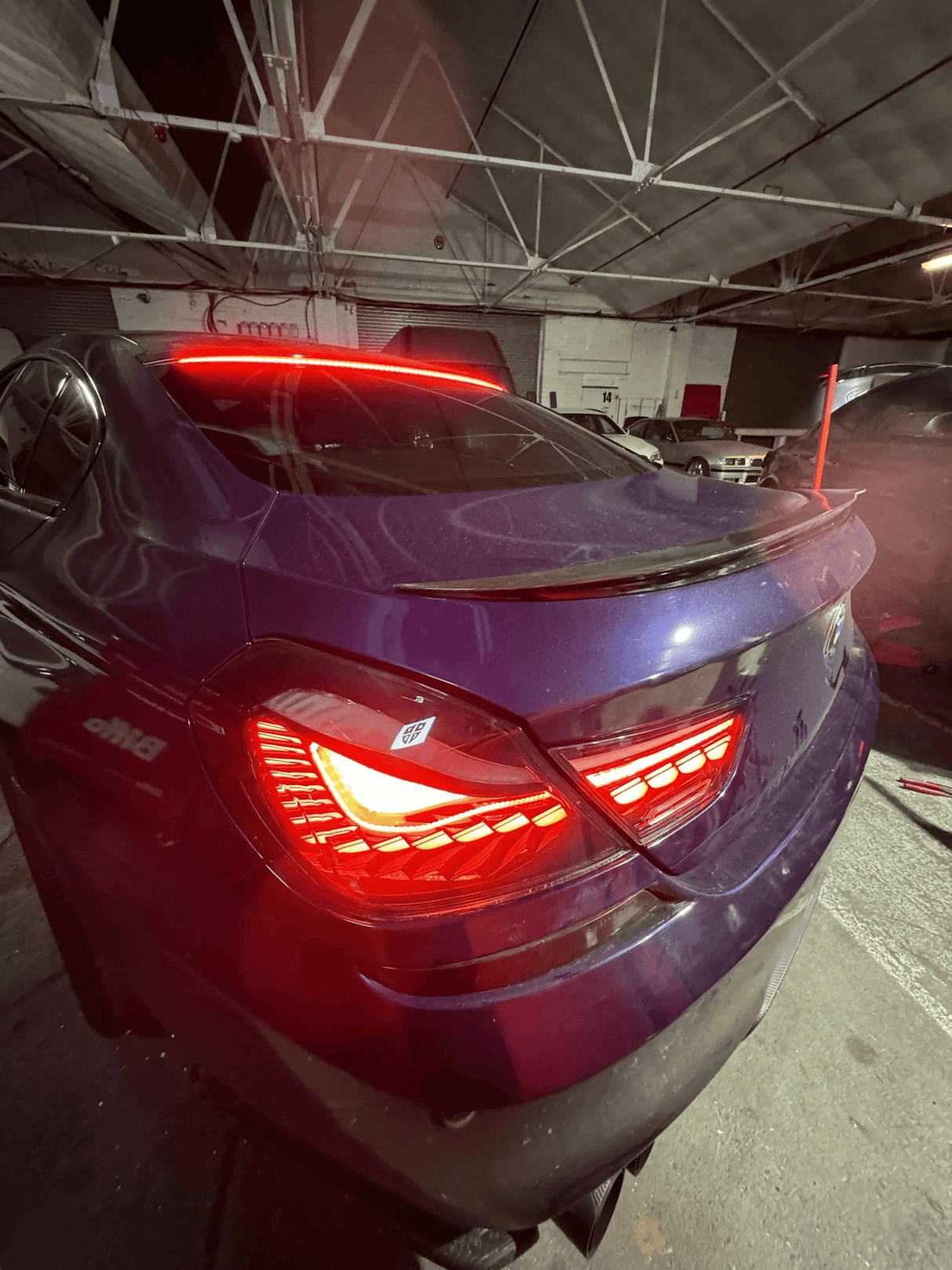 BMW 6 Series F12 F13 F06 Smoke and Red GTS OLED Style Taillights (2011-2018) - K2 Industries