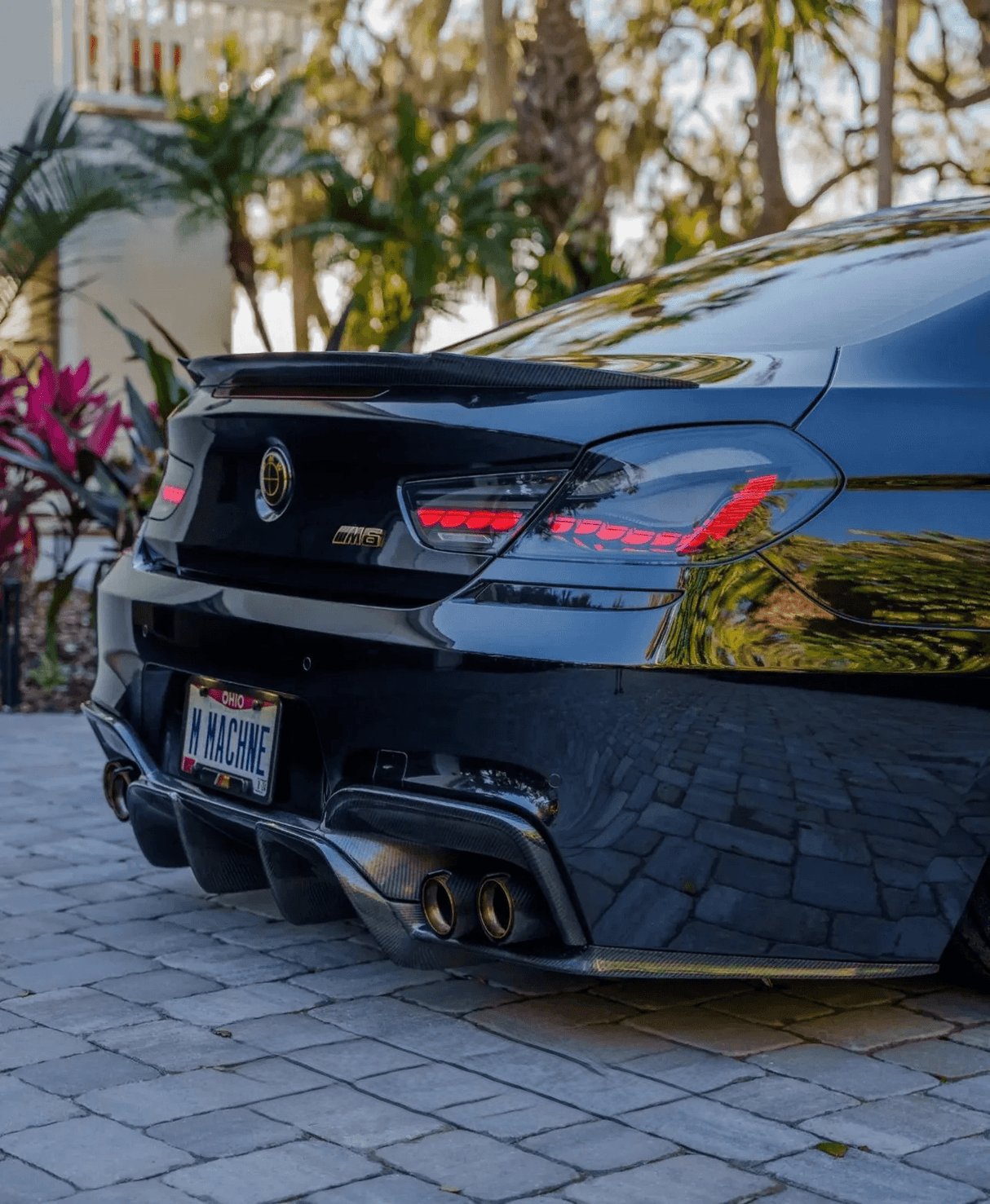 BMW 6 Series F12 F13 F06 Smoke and Red GTS OLED Style Taillights (2011-2018) - K2 Industries