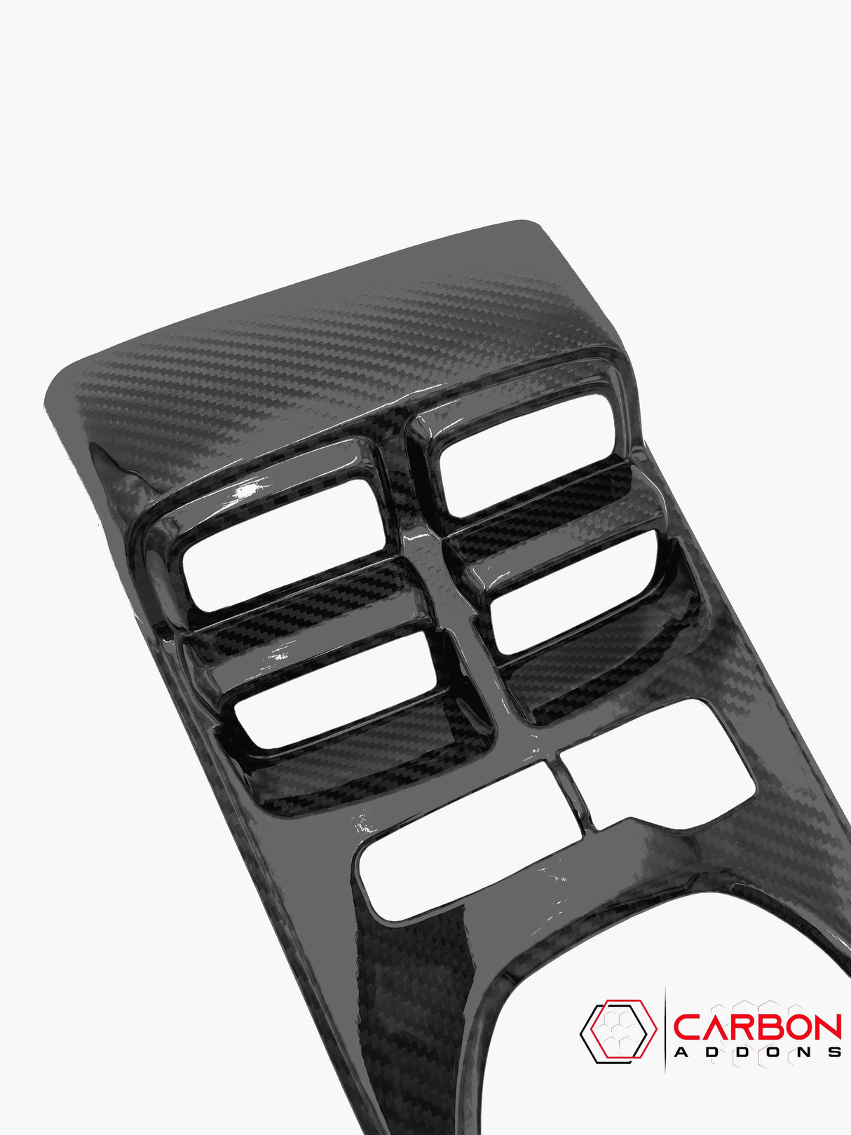 Interior Carbon Fiber Center Console Cover for 2010-2015 Chevy Camaro