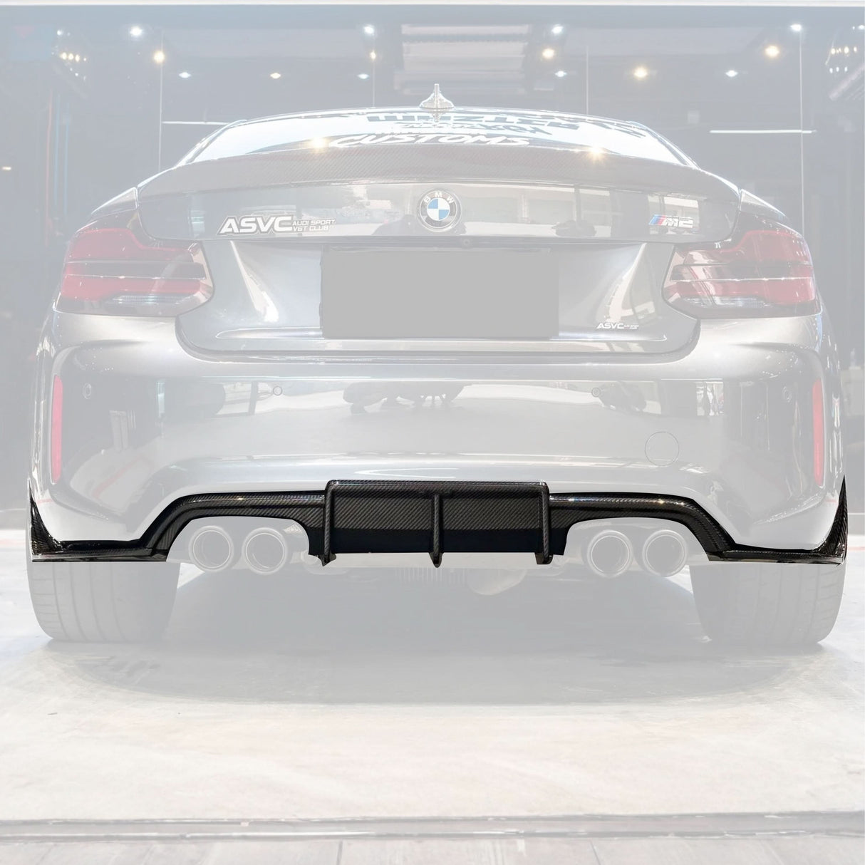 BMW 2 Series F87 Dry Carbon Fiber "KB" Style Diffuser (2014-2021)