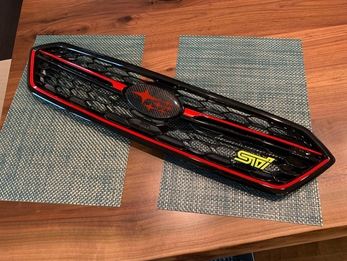 Japanese Style Grille Pinstripe - 2018-2021 WRX & STI