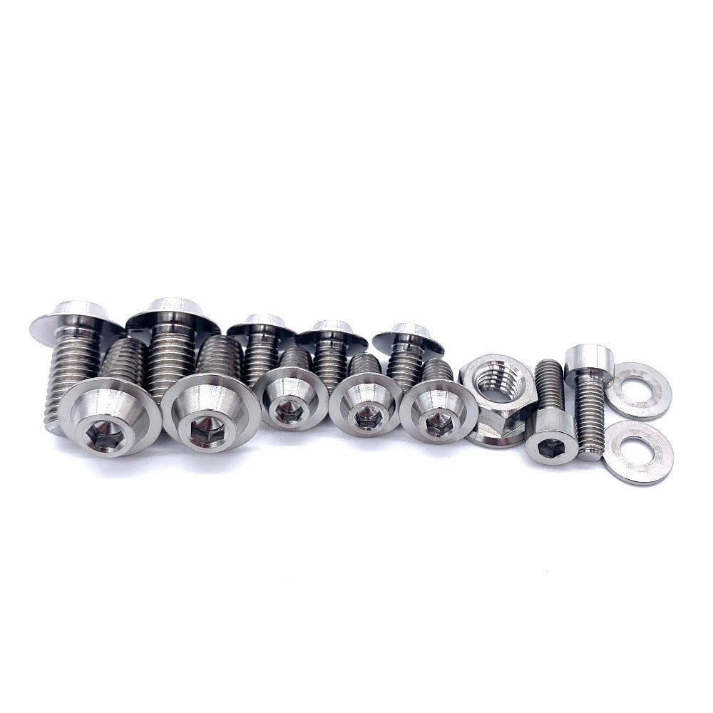 JDC Titanium Engine Bay Dress-Up Hardware Kit | Mitsubishi Evo X