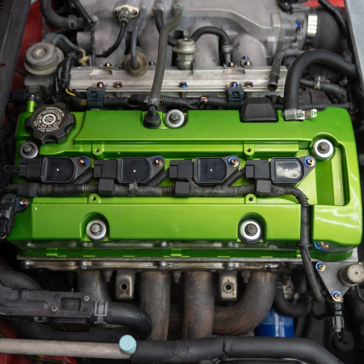 JDC Titanium Engine Bay Dress-Up Hardware Kit | Honda S2000