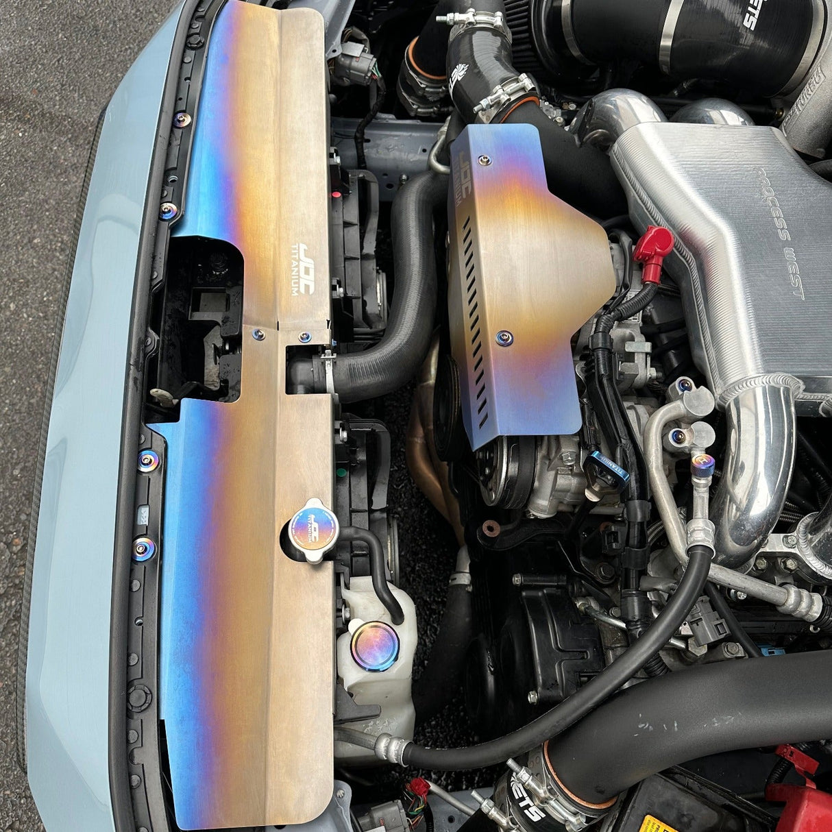 JDC Titanium Radiator Cooling Shroud | 2015-2021 Subaru WRX/STi