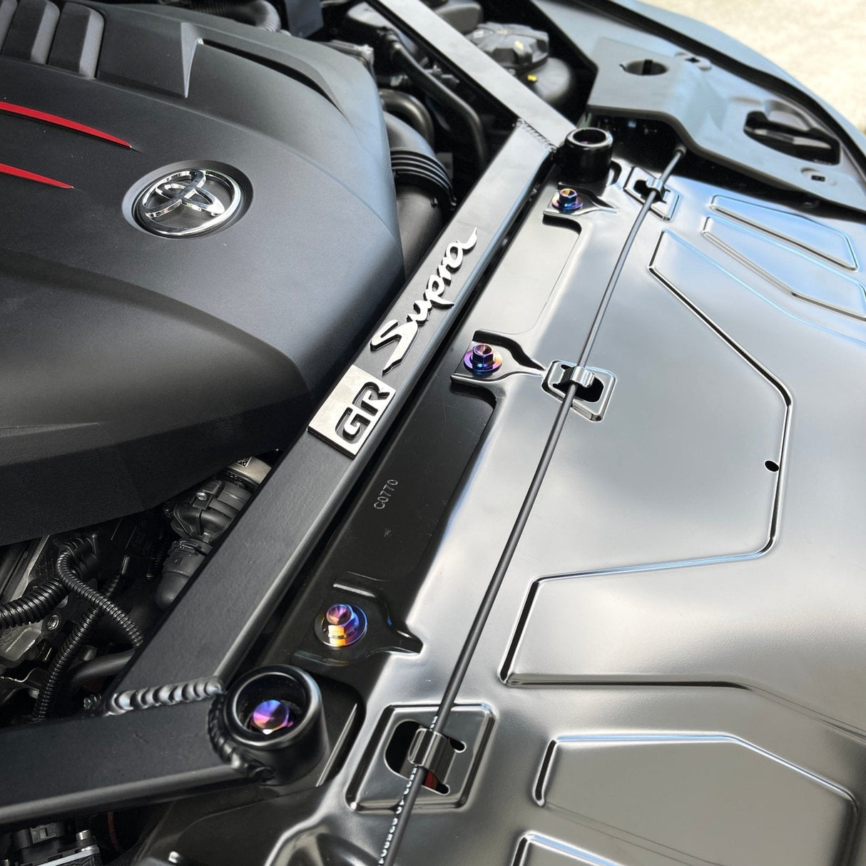 JDC Titanium Radiator Support Hardware Kit | A90 Toyota Supra