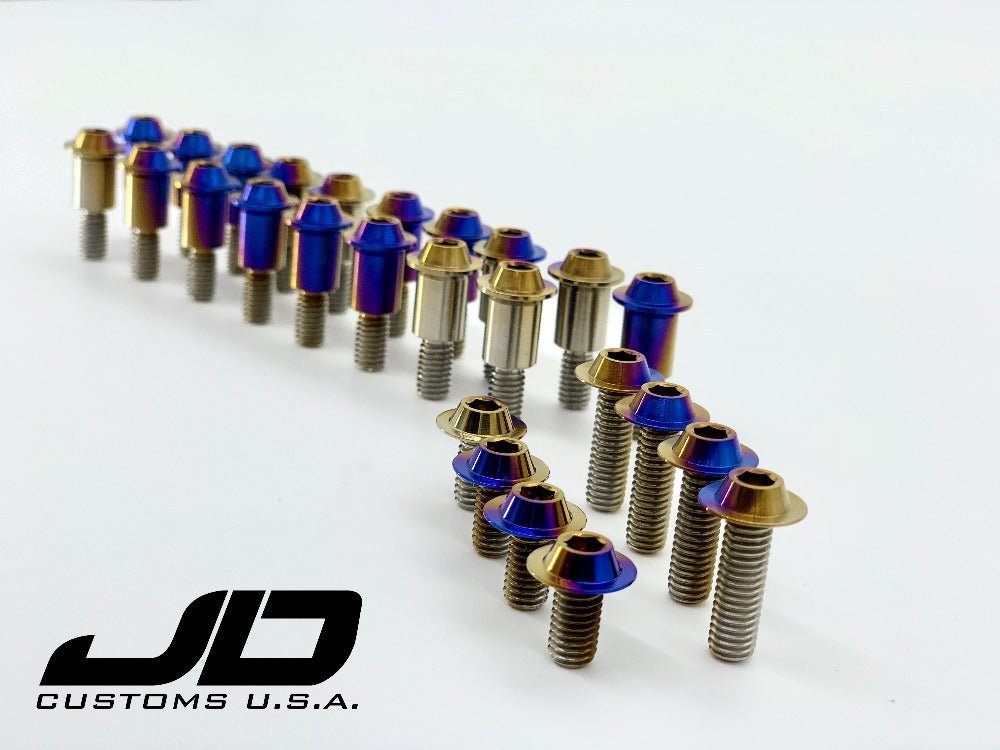 JDC Titanium Valve Cover Hardware Kit | Mitsubishi Evo X
