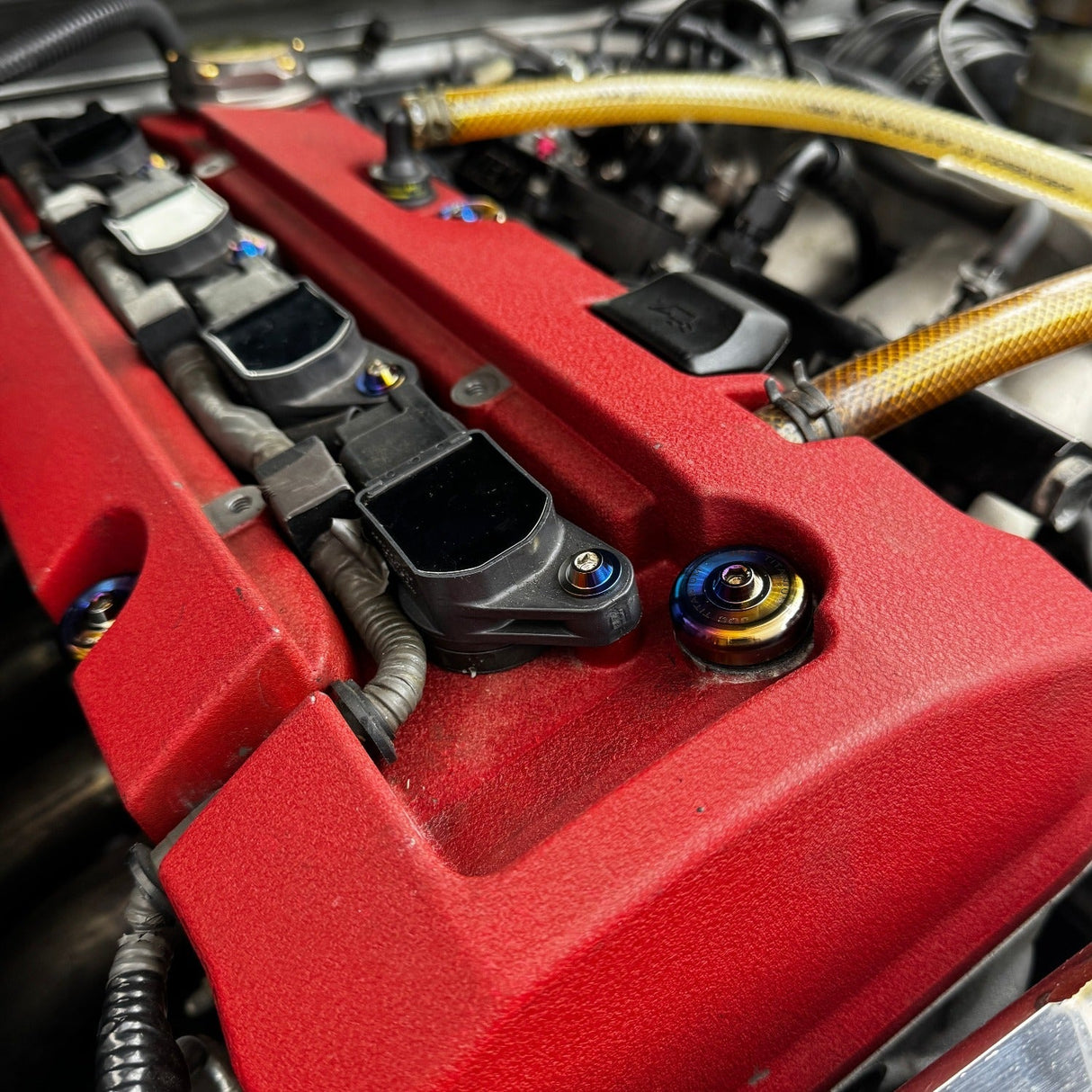 JDC Titanium Valve Cover Hardware Replacement Kit | Honda S2000