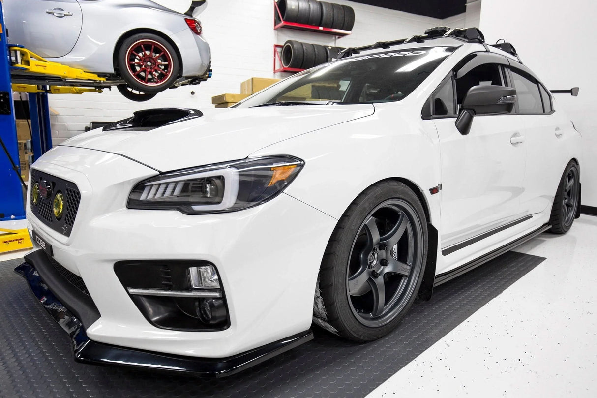 JDM S207 Style 3D Carbon Side Skirt Overlay - 2015-2021 WRX / STI