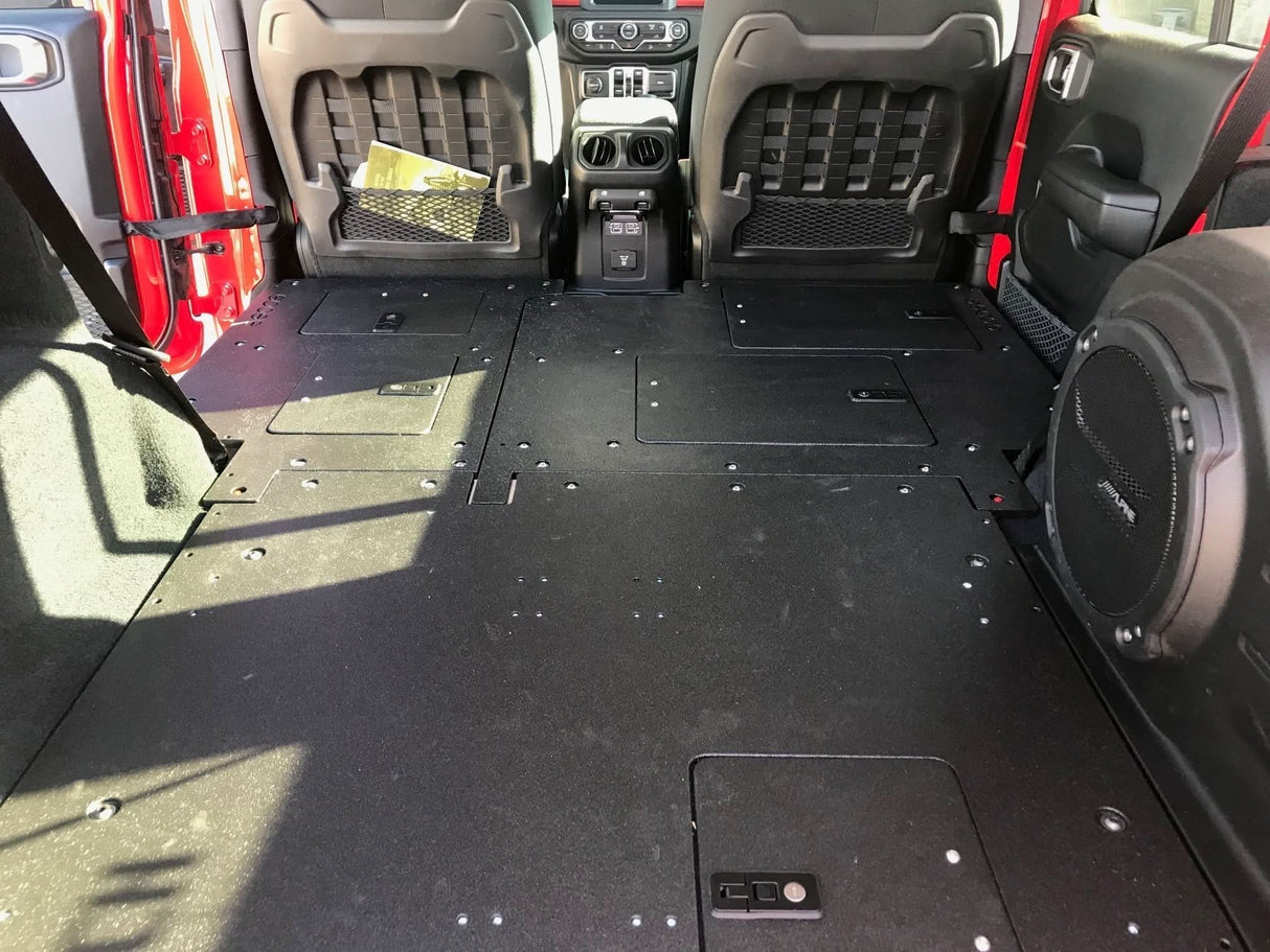 Jeep Wrangler 2018-2023 JLU 4 Door - Second Row Seat Delete Plate System