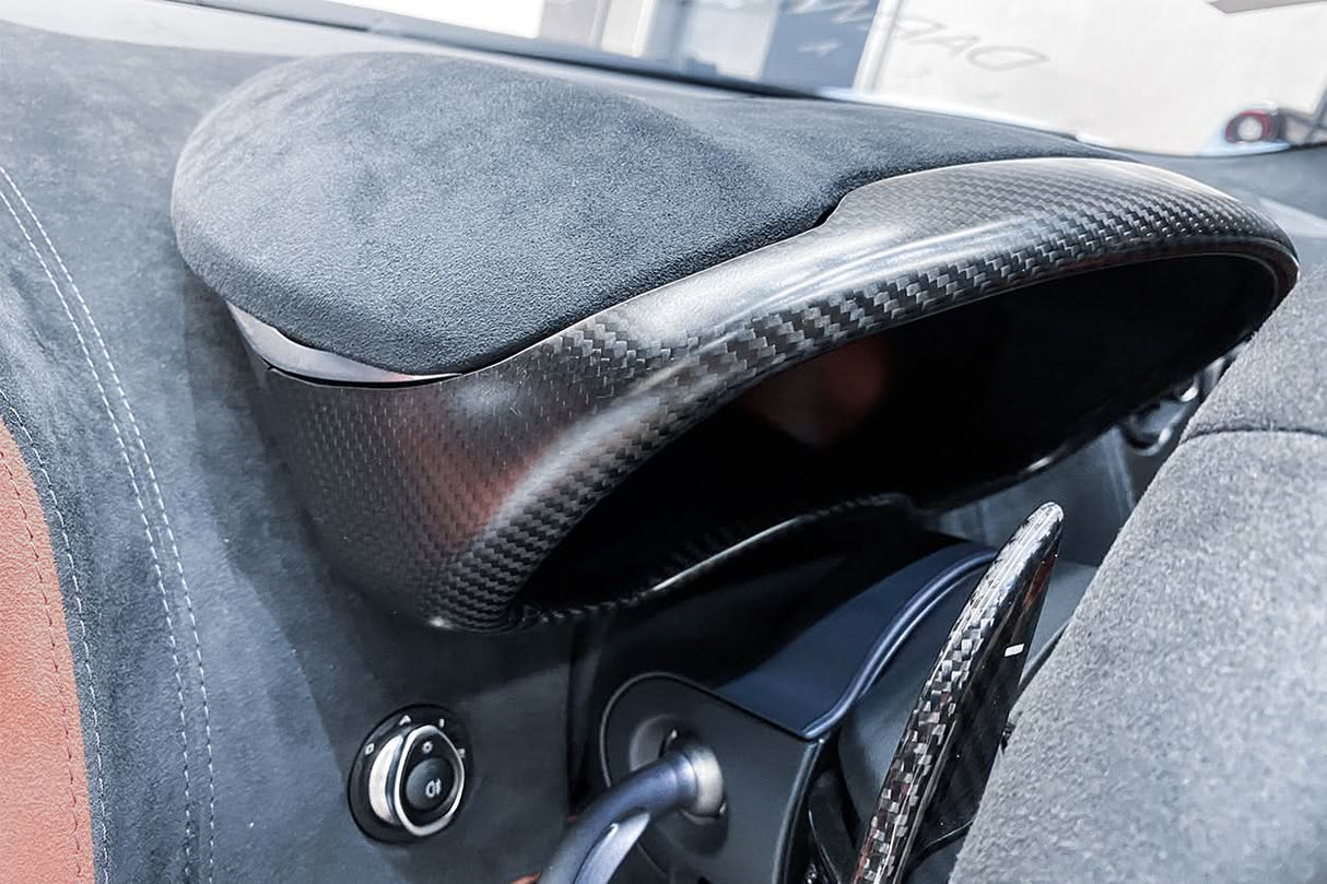 2015-2021 McLaren 540c 570s 570gt 600lt Dry Carbon Fiber Instrument Surround Panel Cover