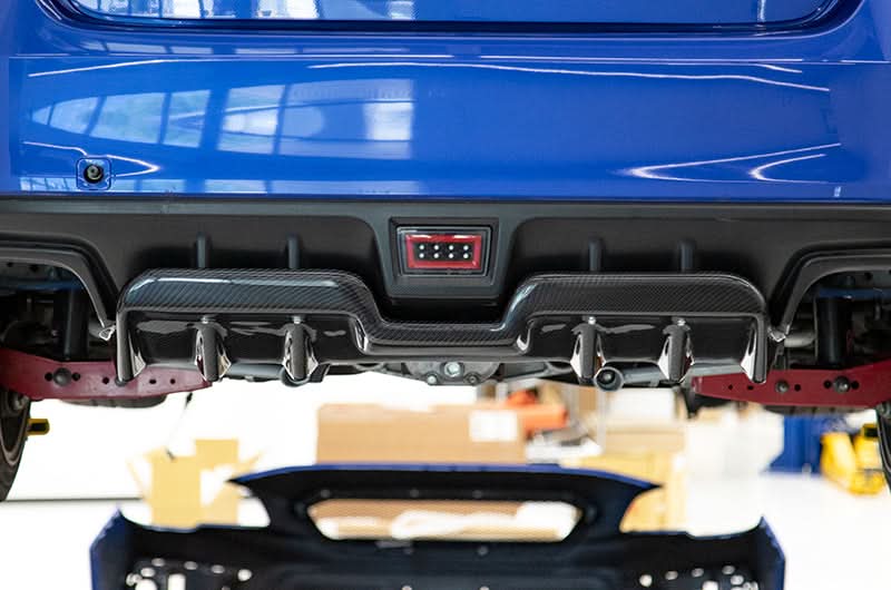 OLM A1 Style Carbon Fiber Rear Diffuser - 2015-2021 WRX / STI