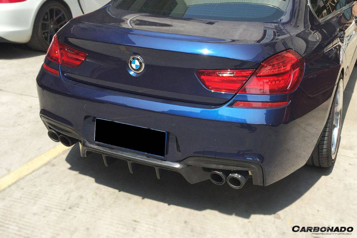 2011-2018 BMW 6 Series F06 F12 F13 M-Sport VRS Style Carbon Fiber Rear Lip (MT ONLY)
