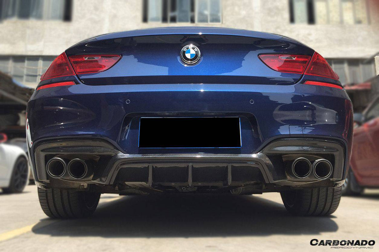 2011-2018 BMW 6 Series F06 F12 F13 M-Sport VRS Style Carbon Fiber Rear Lip (MT ONLY)