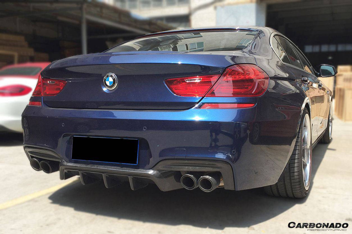 2011-2018 BMW 6 Series F06 F12 F13 M-Sport VRS Style Carbon Fiber Rear Lip (MT ONLY)