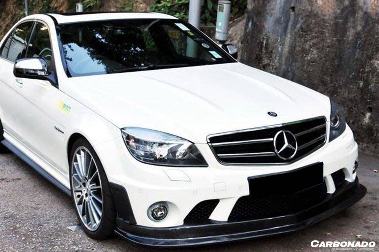 2008-2011 Mercedes Benz W204.1 C63 AMG L2 Style Carbon Fiber Front Lip
