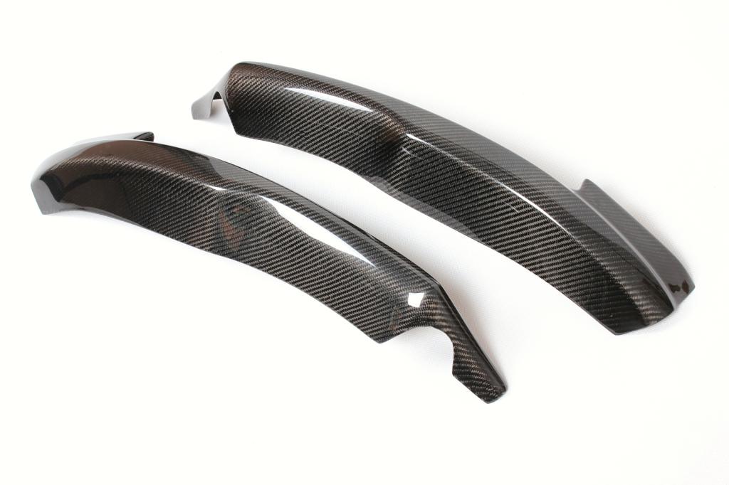 Audi A4 B8 Carbon Fiber Gloss Black Front Bumper Splitter 2012 - 2016